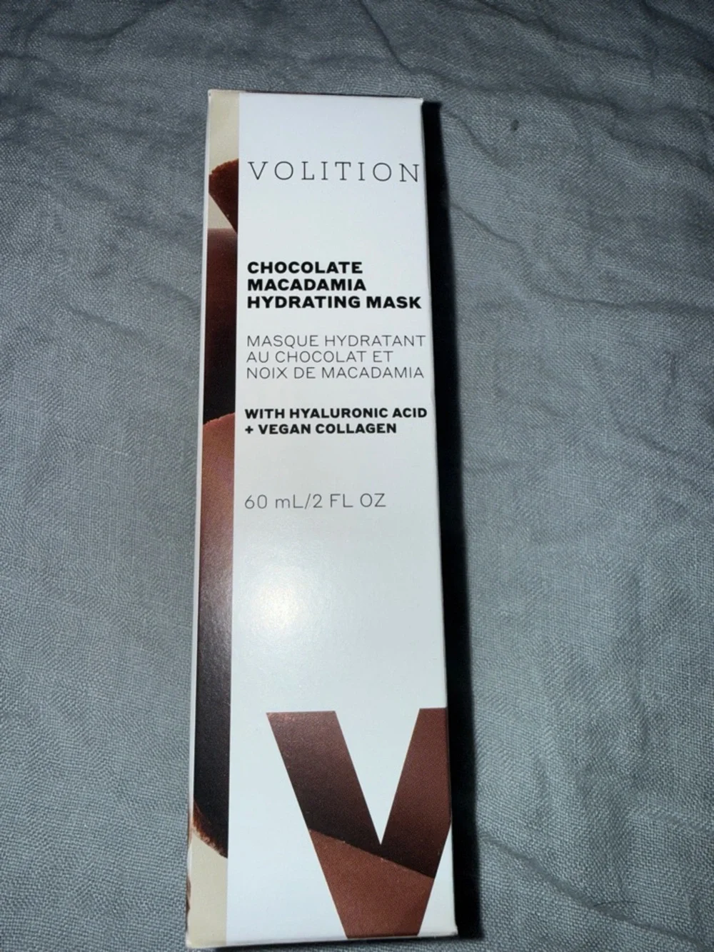 Volition chocolate macadamia hydrating mask NIB